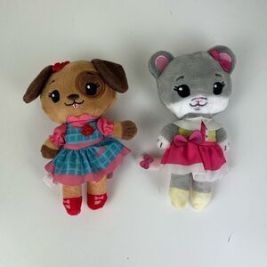 Tiny Tukkins Bunny Cat Plush Preschool Playhouse Play Set